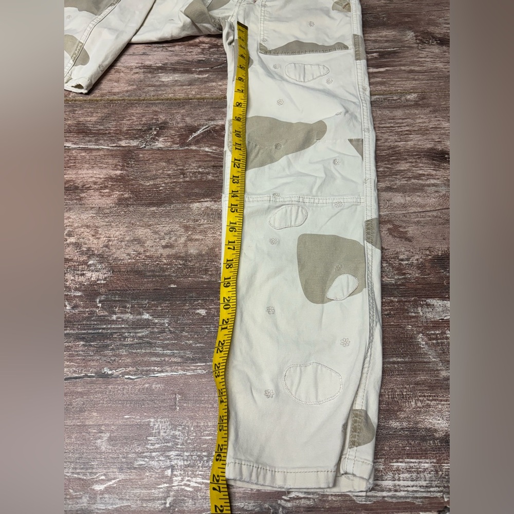 Anthropologie | VGUC Wanderer Cropped Camo High Rise Button Fly Jeans Pants, 27 - Picture 6 of 7